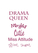 Vel Strijkletters Drama Queen Glitter Pink Glitter 457 - afb. 2