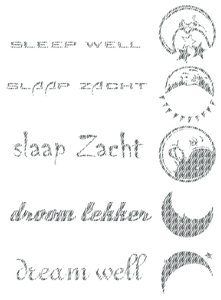 Vel Strijkletters Droom Lekker Design Zebra - afb. 2