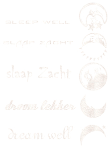 Vel Strijkletters Droom Lekker Glitter White Glitter 444 - afb. 2