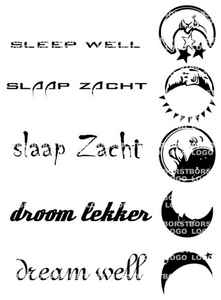 Vel Strijkletters Droom Lekker Flex BORSTLOGO - afb. 2