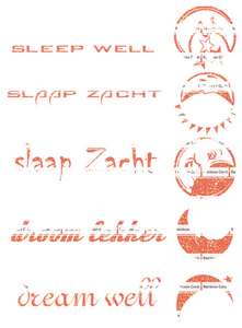 Vel Strijkletters Droom Lekker Glitter Rainbow Coral Glitter ST - afb. 2