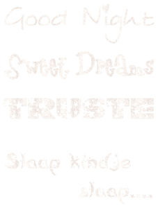 Vel Strijkletters Good Night Glitter White Glitter 444 - afb. 2