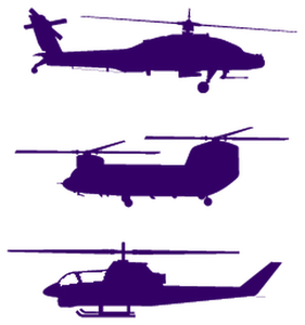 Vel Strijkletters Helicopters Flex Aubergine - afb. 2