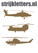 Vel Strijkletters Helicopters Design Carbon Goud - afb. 1