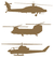 Vel Strijkletters Helicopters Design Carbon Goud - afb. 2