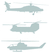 Vel Strijkletters Helicopters Design Carbon Zilver - afb. 2