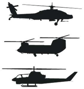 Vel Strijkletters Helicopters Design Carbon Zwart - afb. 2
