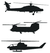 Vel Strijkletters Helicopters Design Carbon Zwart - afb. 2