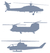 Vel Strijkletters Helicopters Design Jeans - afb. 2
