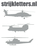 Vel Strijkletters Helicopters Design Zebra - afb. 1