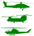 Vel Strijkletters Helicopters Metallics Groen Metallic - afb. 2