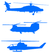 Vel Strijkletters Helicopters Flex Licht Blauw - afb. 2
