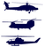 Vel Strijkletters Helicopters Flex Donker Marine Blauw - afb. 2
