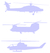 Vel Strijkletters Helicopters Flock Lavendel - afb. 2
