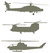 Vel Strijkletters Helicopters Holografische Zilver - afb. 2