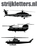 Vel Strijkletters Helicopters Flex BORSTLOGO - afb. 1