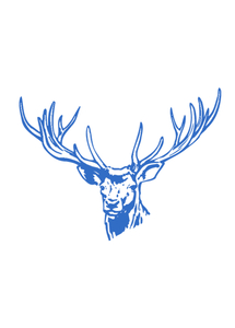 Vel Strijkletters Hert Flex Helderblauw - afb. 2