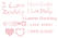 Vel Strijkletters I Love Daddy Mirror Roze - afb. 2