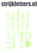 Vel Strijkletters I Love Daddy Glow in the Dark - afb. 1