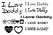 Vel Strijkletters I Love Daddy Flex BORSTLOGO - afb. 2
