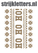 Vel Strijkletters Kerst Fair Isle Design Slang - afb. 1