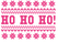 Vel Strijkletters Kerst Fair Isle Polyester Ondergrond Neon Roze - afb. 2