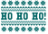 Vel Strijkletters Kerst Fair Isle Flock Teal - afb. 2