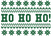 Vel Strijkletters Kerst Fair Isle Holografische Groen - afb. 2