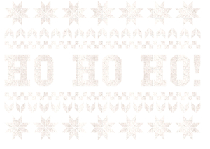 Vel Strijkletters Kerst Fair Isle Glitter White Glitter 444 - afb. 2