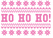 Vel Strijkletters Kerst Fair Isle Glitter Holo Pink - afb. 2