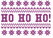 Vel Strijkletters Kerst Fair Isle Glitter Lavender - afb. 2