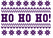 Vel Strijkletters Kerst Fair Isle Glitter Purple Glitter 424 - afb. 2