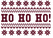 Vel Strijkletters Kerst Fair Isle Glitter Burgundy  Glitter 422 - afb. 2