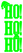 Vel Strijkletters Kerst Ho Ho Ho Flex Neon Groen - afb. 2