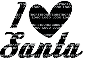 Vel Strijkletters Kerst I Love Santa Flex BORSTLOGO - afb. 2