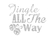 Vel Strijkletters Kerst Jingle All The Way Glitter Zilver - afb. 2