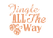 Vel Strijkletters Kerst Jingle All The Way Mirror Rood - afb. 2