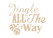 Vel Strijkletters Kerst Jingle All The Way Design Leger Beige - afb. 2