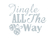 Vel Strijkletters Kerst Jingle All The Way Design Metaalpop - afb. 2