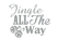 Vel Strijkletters Kerst Jingle All The Way Design Zebra - afb. 2