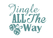Vel Strijkletters Kerst Jingle All The Way Flex Turquoise - afb. 2