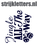 Vel Strijkletters Kerst Jingle All The Way Flock Navy Blauw - afb. 1