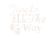 Vel Strijkletters Kerst Jingle All The Way Glitter White Glitter 444 - afb. 2
