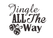 Vel Strijkletters Kerst Jingle All The Way Glitter Zwart - afb. 2