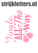 Vel Strijkletters Kerst Jingle All The Way Glitter Medium Pink - afb. 1