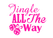 Vel Strijkletters Kerst Jingle All The Way Glow in the Dark Roze - afb. 2
