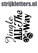 Vel Strijkletters Kerst Jingle All The Way Polyester Ondergrond Zwart - afb. 1