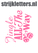 Vel Strijkletters Kerst Jingle All The Way Glitter Neon roze Glitter - afb. 1