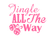 Vel Strijkletters Kerst Jingle All The Way Glitter Neon Pink Glitter 448 - afb. 2