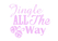 Vel Strijkletters Kerst Jingle All The Way Glitter Neon Purple 480 - afb. 2